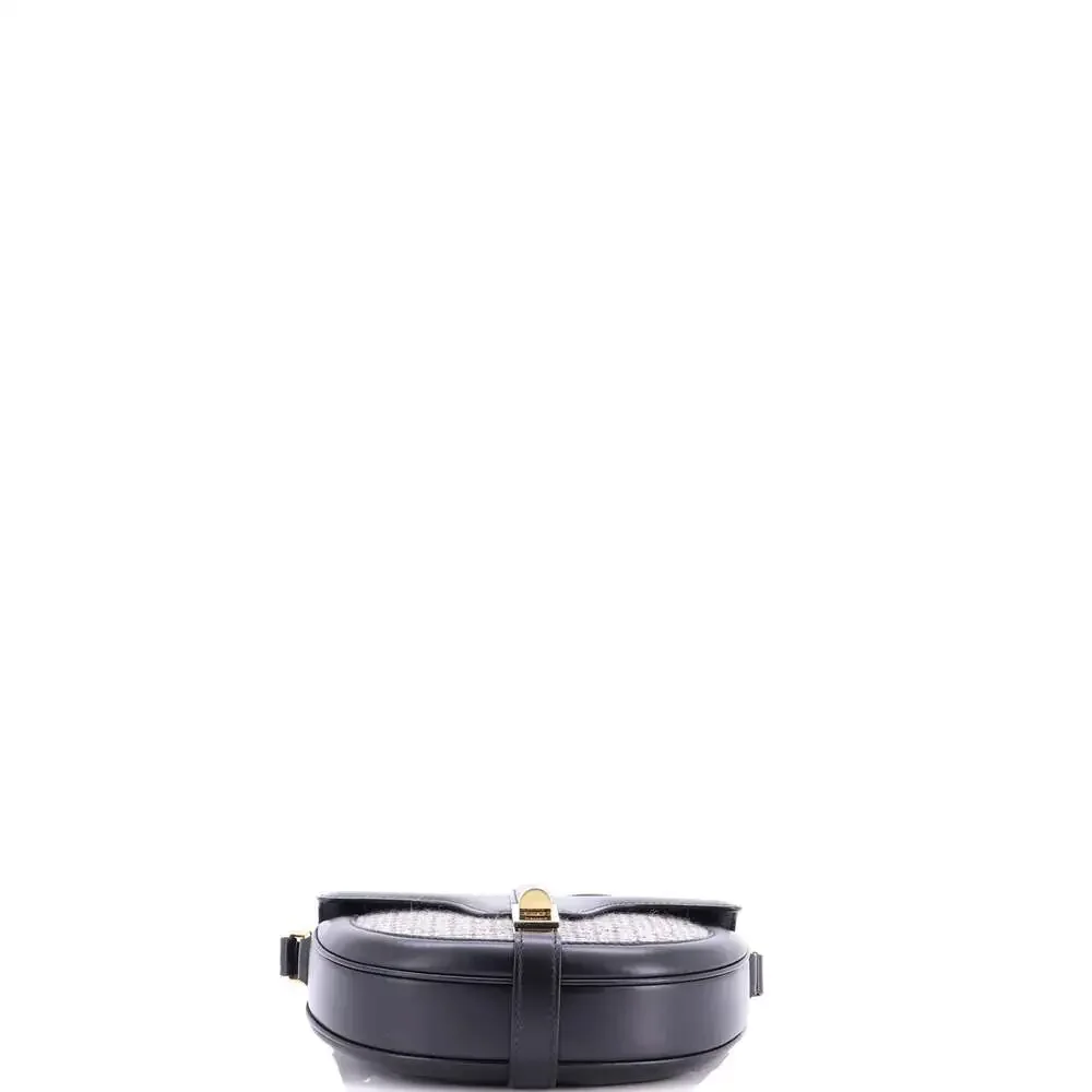 Celine Besace 16 Bag Tweed And Leather #211525C18B - Picture 4 of 6